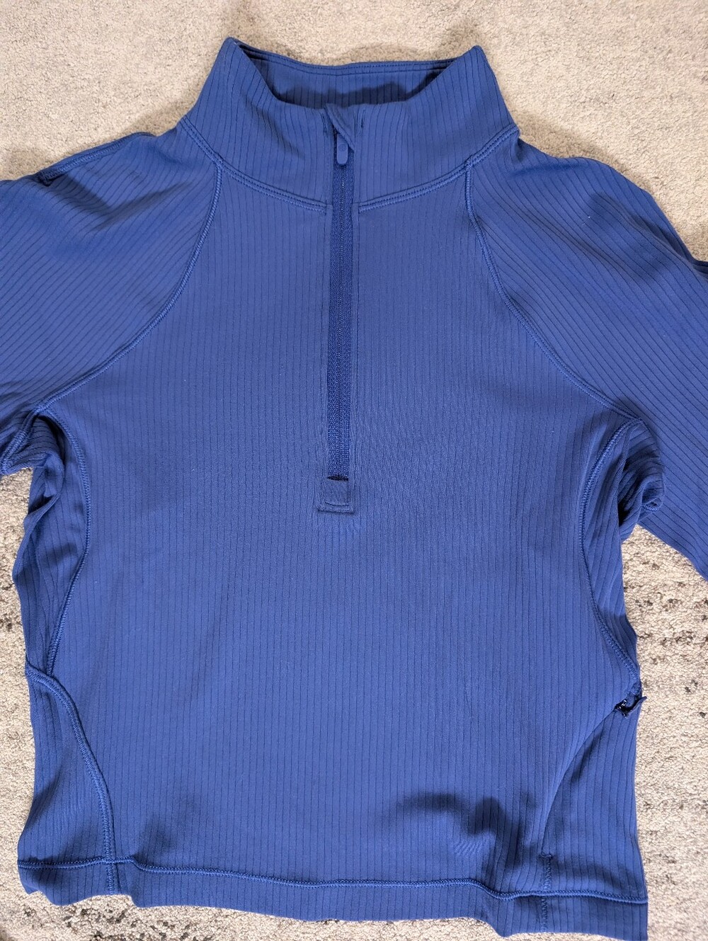 Lululemon It's Rulu Run Cropped Half Zip *Ribbed - Picture 8 of 9
